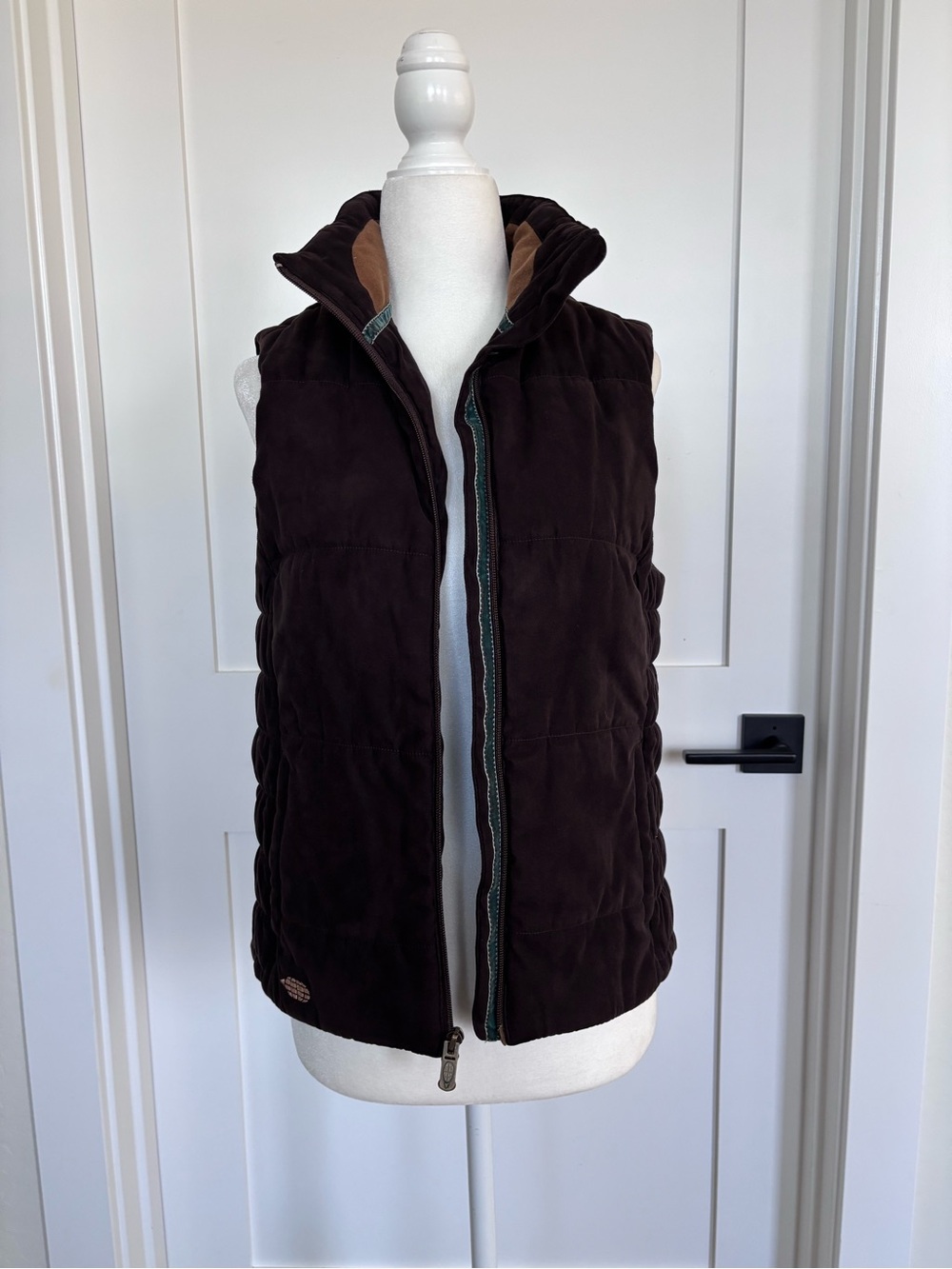 ExOfficio Dark Brown Quilted Puffer Vest